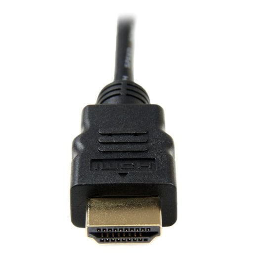 Generisches Hochgeschwindigkeits-Micro-HDMI-zu-HDMI-Kabel mit Ethernet, 0,5 m, Typ A auf Typ D, 1.4b, Schwarz