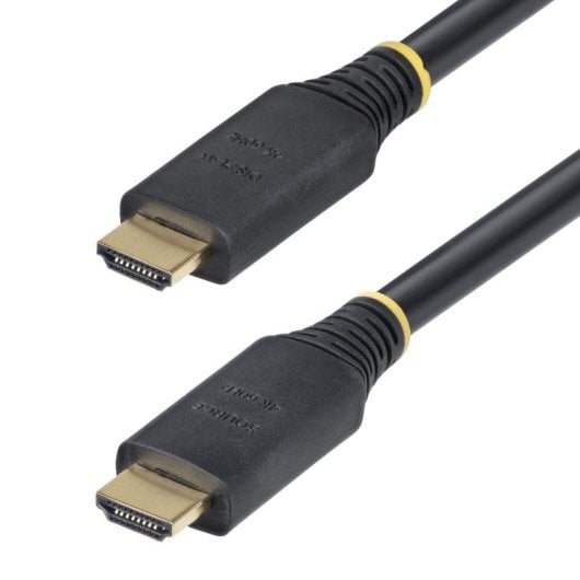 Cable HDMI StarTech Activo 15m 2.0 4K60Hz HDR10 HDCP2.2 ARC 18Gbps TPE Negro