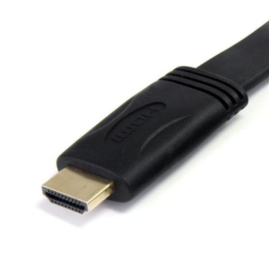 Cable HDMI Plano StarTech HDMM5MFL 5m Ultra HD 4K con Ethernet Negro