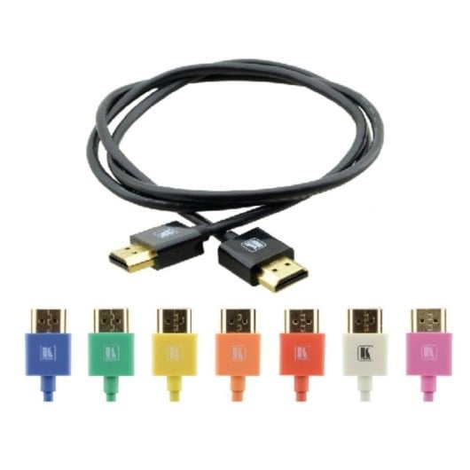Cabo HDMI Kramer Electronics 3m Preto 3D 4K Macho-Macho Ethernet