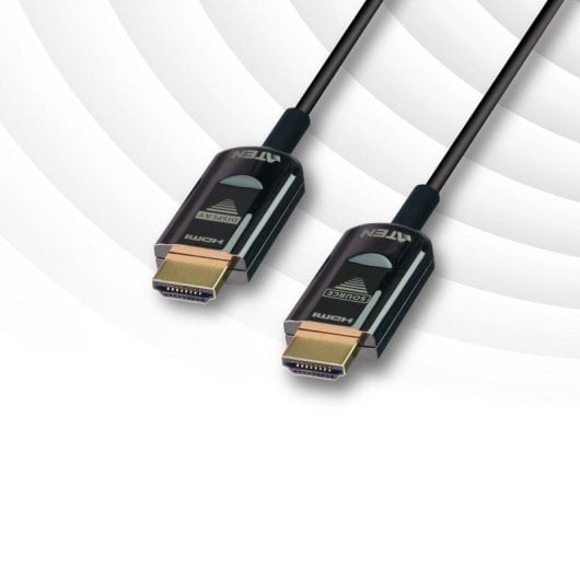 Cable HDMI óptico activo ATEN VE781010 10 m 4K HDR 60 Hz chapado en oro