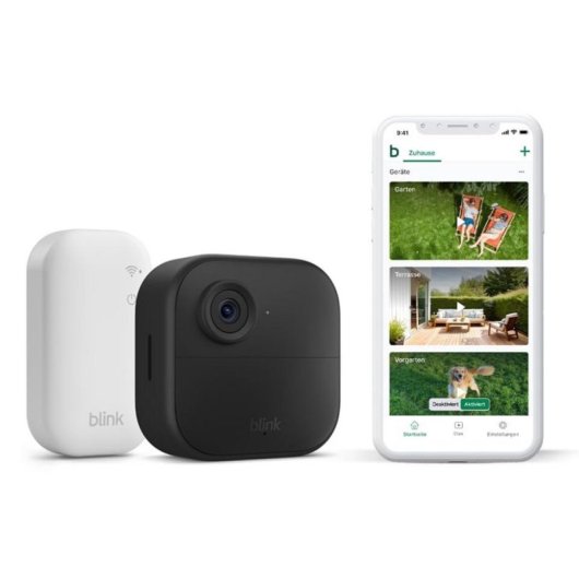 Blink Outdoor 4 Cámara de seguridad inteligente HD sin cables, 2 años de autonomía
