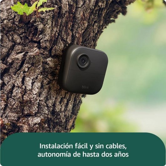 Blink Outdoor 4 Cámara de seguridad inteligente HD sin cables, 2 años de autonomía