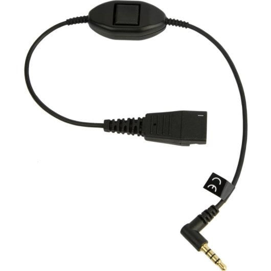 Auriculares Jabra 8800-00-103 com fio, conectividade QD e 3,5 mm, Bluetooth, pretos