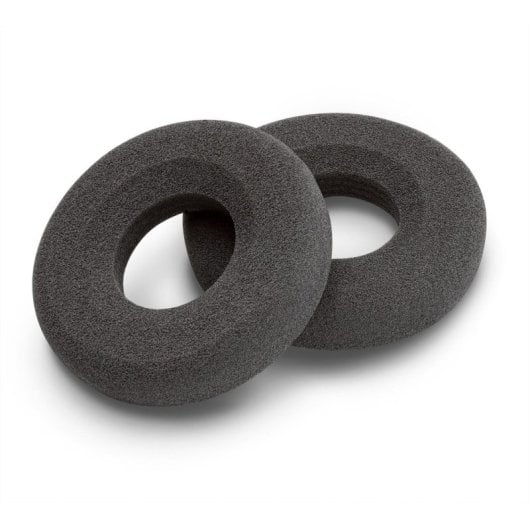 Almohadilla Poly Blackwire C310/C320 Cuero Sintético Negra Repuesto 2 Unidades