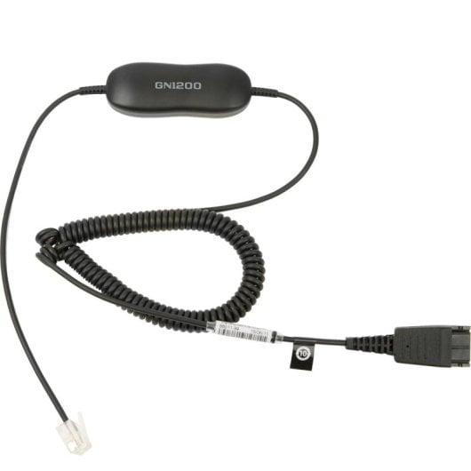 Cable Jabra GN1200 Universal QD a RJ-10 Negro 2 m Volumen Micrófono Ajustable