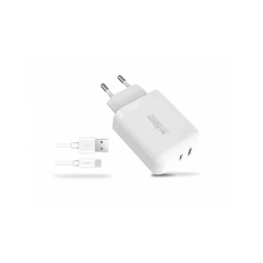 Fonte di Alimentazione Urban Factory 45W PSC45UF AC Interno 1x USB 1x USB-C Cavo 1 m Bianco