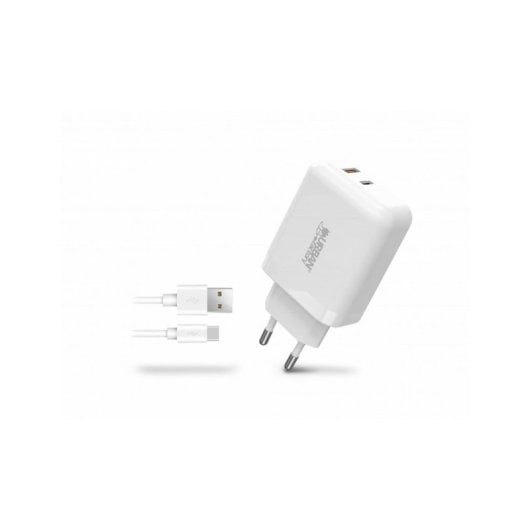 Fonte di Alimentazione Urban Factory 45W PSC45UF AC Interno 1x USB 1x USB-C Cavo 1 m Bianco