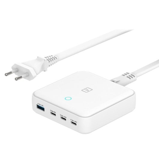 Fonte di Alimentazione Tucano 100W Quick Charge 3.0 MA-DEGAN100-EU-W 3x USB-C 1x USB-A Bianca