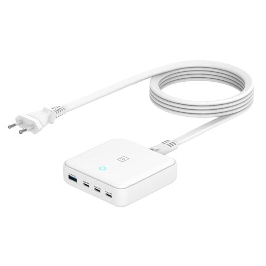 Fonte di Alimentazione Tucano 100W Quick Charge 3.0 MA-DEGAN100-EU-W 3x USB-C 1x USB-A Bianca