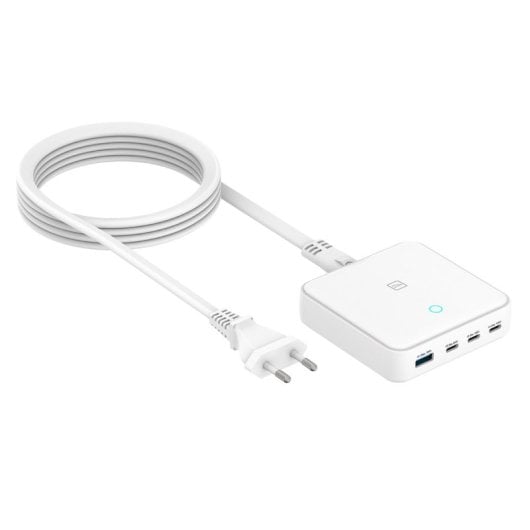 Fonte di Alimentazione Tucano 100W Quick Charge 3.0 MA-DEGAN100-EU-W 3x USB-C 1x USB-A Bianca