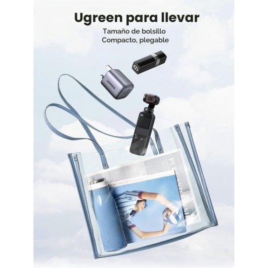 Carregador de Parede Ugreen Nexode Pro 65W 2xUSB-C 1xUSB-A + Cabo