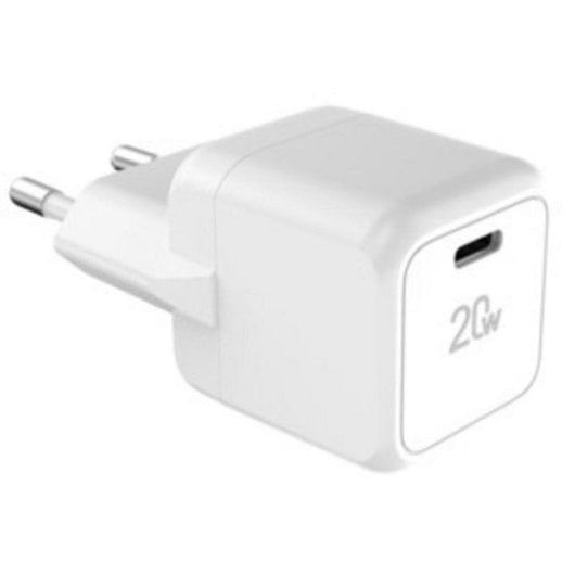 GaN Ladegerät Subblim 35W 2x USB-C PPS Power Delivery Ultra Kompakt Weiss
