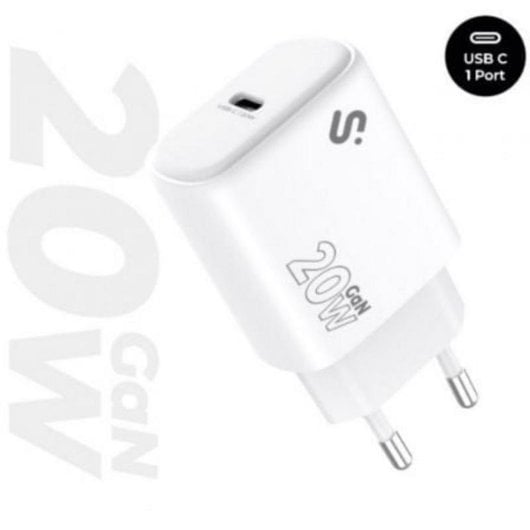 Carregador Mobilis SUBBLIM USB-C GaN 20W ultra compacto Power Delivery PPS