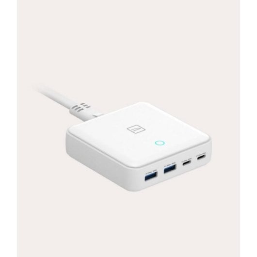 Ladegerät Subblim GaN 25W USB-C USB-A Power Delivery QC 3.0 Ultra Kompakt Weiß