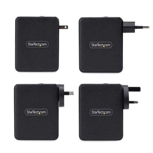 Netzteil StarTech.com USB-C GaN PD 140W 3x USB-C 1x USB-A International Schnellladung