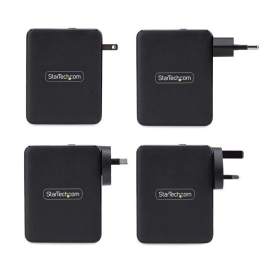 Carregador de parede StarTech.com GaN 140W 3x USB-C 1x USB-A Power Delivery 3.1 Universal