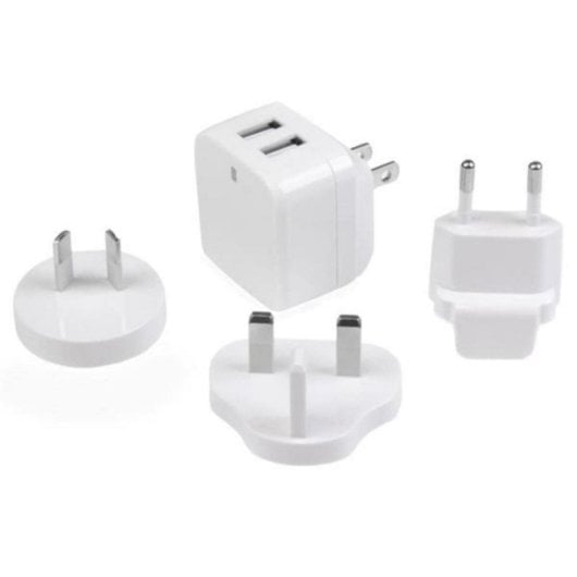 Wandladegerät StarTech.com USB2PACWH 2 Ports 17W Weiss Universaladapter