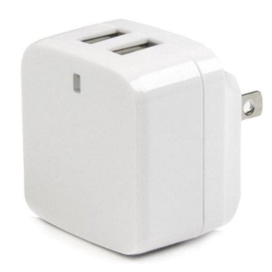 Wandladegerät StarTech.com USB2PACWH 2 Ports 17W Weiss Universaladapter