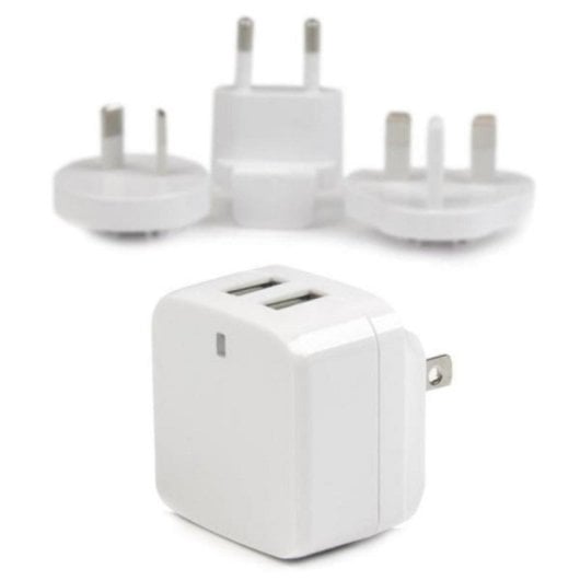 Wandladegerät StarTech.com USB2PACWH 2 Ports 17W Weiss Universaladapter