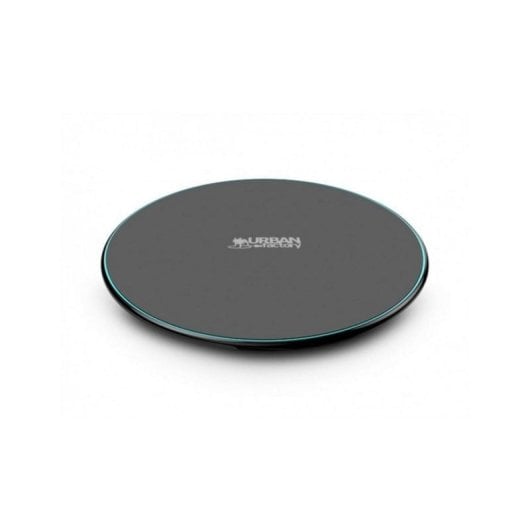 Cargador inalámbrico Urban Factory Powee 10W USB Negro Azul compacto