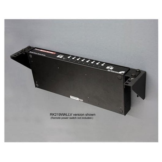 Rack StarTech.com RK119WALLV 1U Vertikal Wandmontage Stahl 19 Zoll Schwarz 56,7 kg