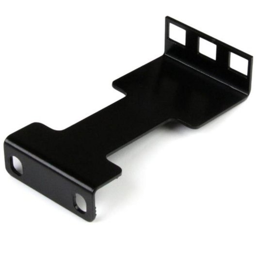 Adaptador de Profundidade StarTech 1U preto extensão até 10 cm 2 peças