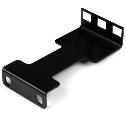 StarTech 1U Tieftiefe-Adapter Schwarz bis 10 cm für Rack 2 Stück