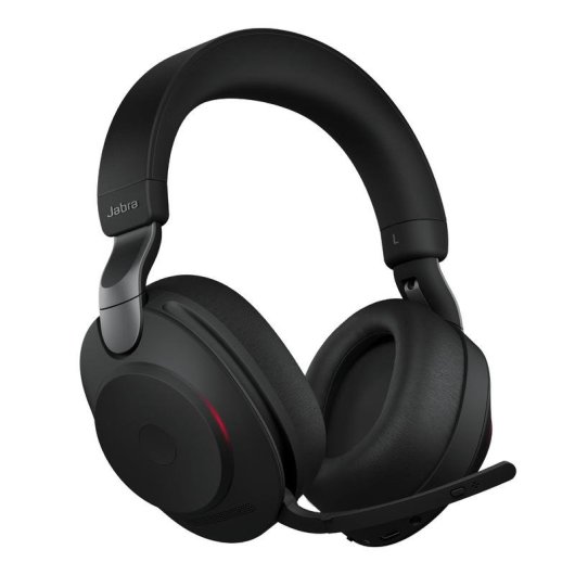 Auricolari Jabra 28599-989-999 wireless e con cavo USB-A Bluetooth per ufficio, neri