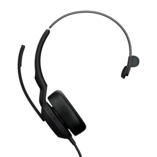 Auriculares Jabra Evolve2 50 Mono com cabo USB-C/USB-A Bluetooth Escritório Preto