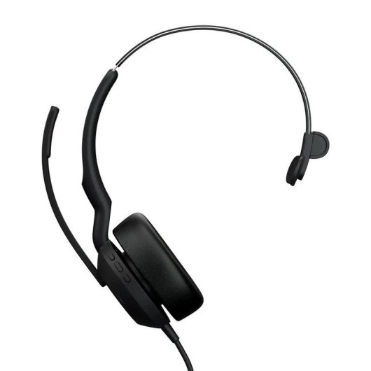 Auriculares Jabra Evolve2 50 Mono com cabo USB-C/USB-A Bluetooth Escritório Preto
