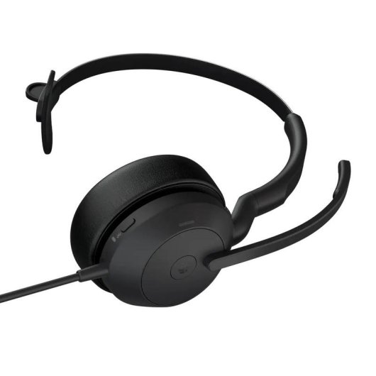 Auriculares Jabra Evolve2 50 Mono com cabo USB-C/USB-A Bluetooth Escritório Preto