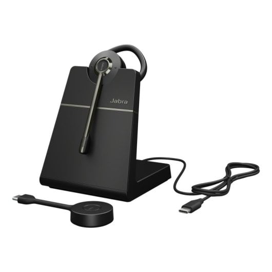 Auriculares Jabra Engage 55 SE inalámbricos DECT para oficina y teletrabajo con Cancelación de Ruido negros