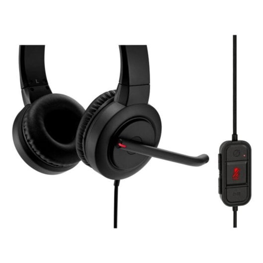 Auriculares Kensington H1000 con cable USB-C para llamadas y música con cancelación de ruido negros