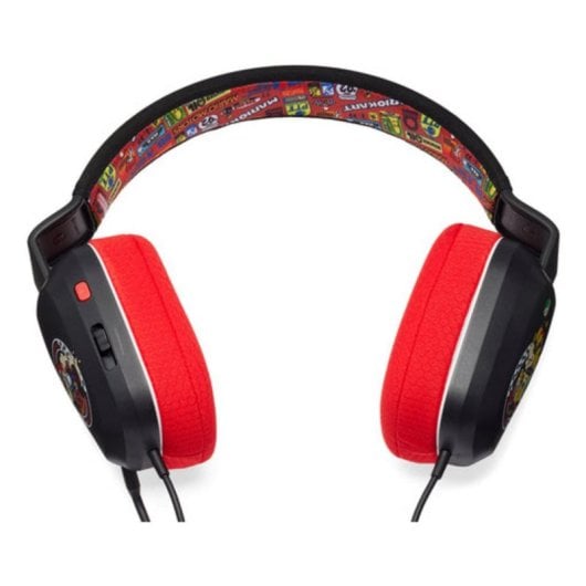 Kopfhörer PowerA NSHS0398-01 kabelgebunden Gaming Binaural mit abnehmbarem Mikrofon Schwarz Rot