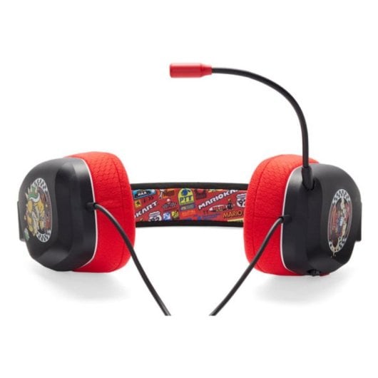Kopfhörer PowerA NSHS0398-01 kabelgebunden Gaming Binaural mit abnehmbarem Mikrofon Schwarz Rot