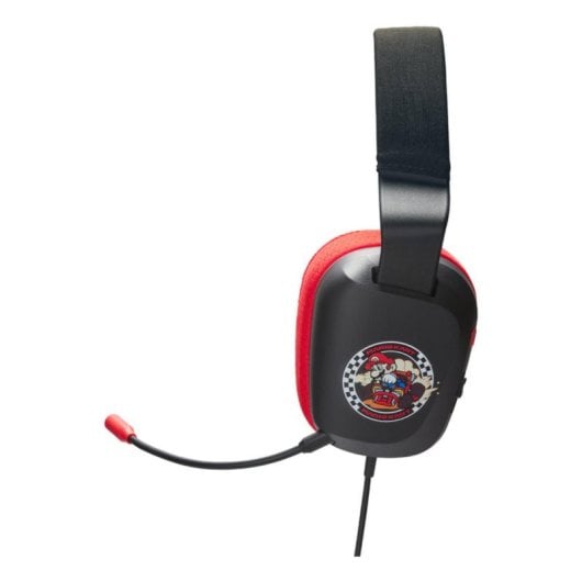 Kopfhörer PowerA NSHS0398-01 kabelgebunden Gaming Binaural mit abnehmbarem Mikrofon Schwarz Rot