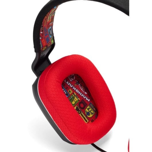 Kopfhörer PowerA NSHS0398-01 kabelgebunden Gaming Binaural mit abnehmbarem Mikrofon Schwarz Rot