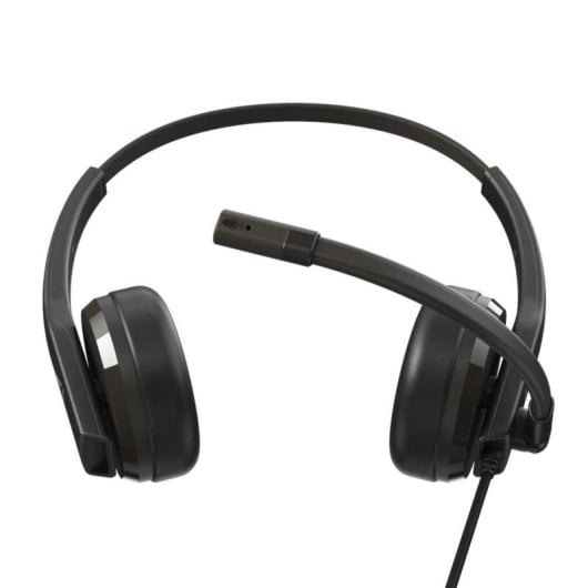 Auscultadores USB com fio Creative Labs HS-230 com conector de 3,5 mm, cancelamento de ruído, chamadas e música, preto