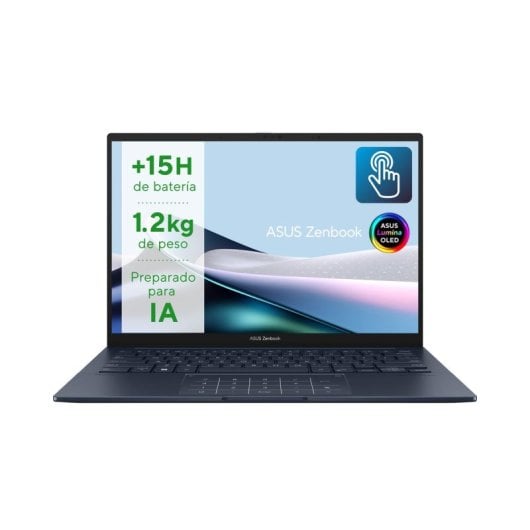 Portátil ASUS Zenbook 14 OLED UX3405MA 14" Intel Core Ultra 7 16GB 512GB SSD Touch Azul
