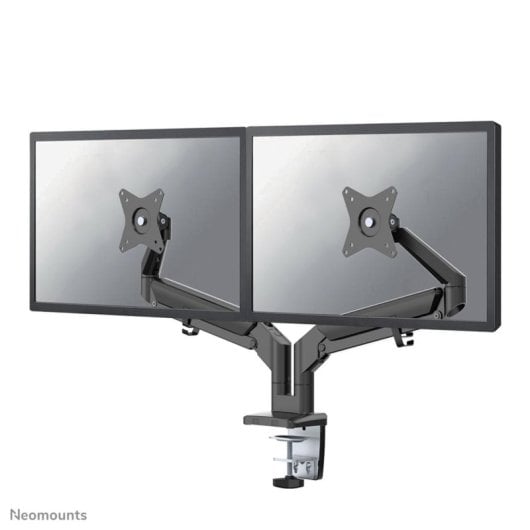 Supporto da scrivania Neomounts DS70-810BL2 doppio 17-32 pollici regolazione gas nero