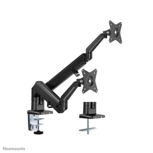 Supporto da scrivania Neomounts DS70-810BL2 doppio 17-32 pollici regolazione gas nero