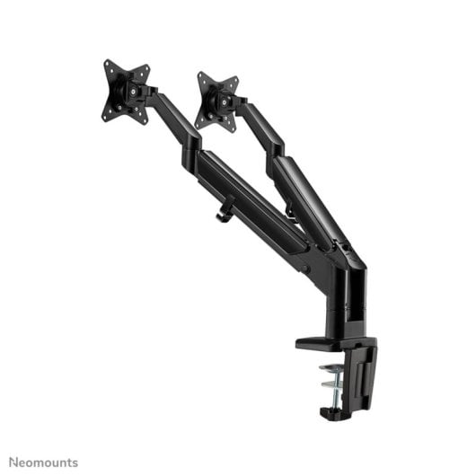 Supporto da scrivania Neomounts DS70-810BL2 doppio 17-32 pollici regolazione gas nero
