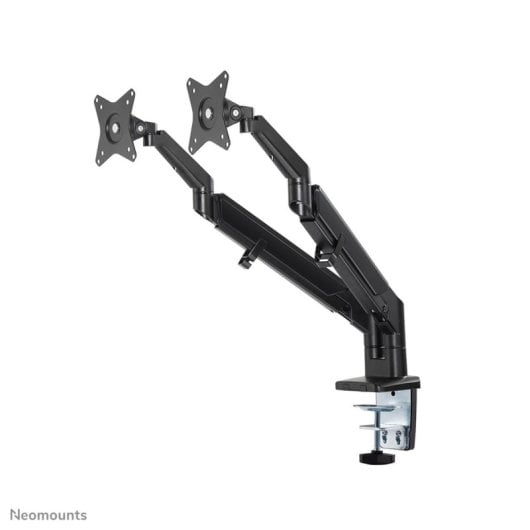 Supporto da scrivania Neomounts DS70-810BL2 doppio 17-32 pollici regolazione gas nero