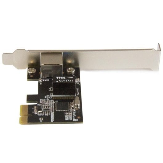 Tarjeta Red StarTech PCIe Intel I210-AT 1 GbE 1 Puerto RJ45 Doble Perfil