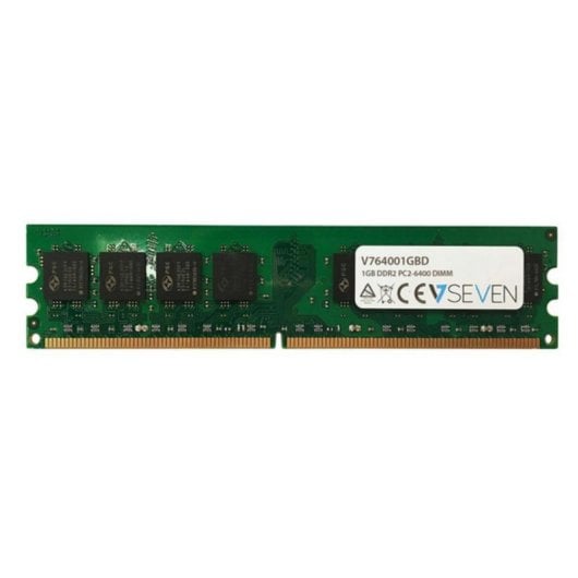 Memoria RAM V7 V764001GBD 1GB 1x1GB DDR2 800MHz DIMM Verde