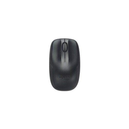 Tastatur Membran Logitech MK220 QWERTY International EER Wireless mit Maus Schwarz