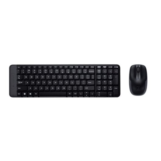Tastatur Membran Logitech Wireless Combo MK220 Layout FR kabellos mit Maus