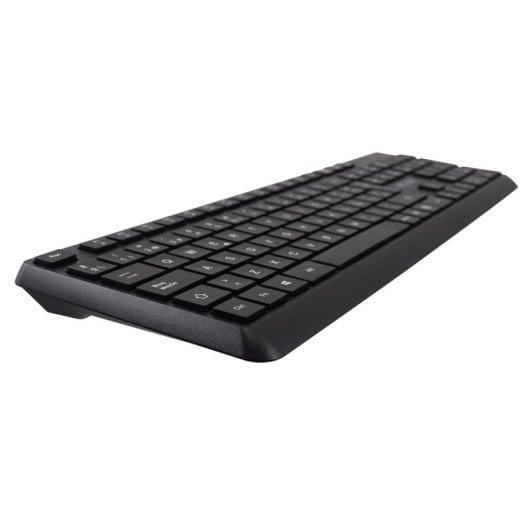 Teclado de membrana V7 KU350ES Layout ES resistente a salpicaduras USB negro