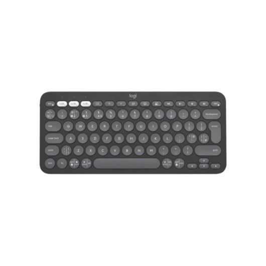 Tastatur Scissor Logitech Pebble Keys 2 K380s Layout UK Mini Wireless Graphite